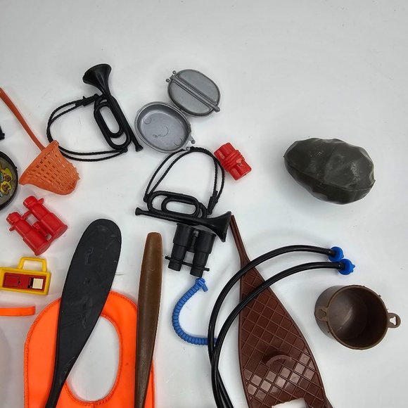 Vintage Marx Accessories Lot GI Joe Johnny West Big Jim Camping Paddle Scuba - Picture 7 of 10